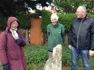 Elizabeth Smith starting her talk at the Hob Stone on Sunday